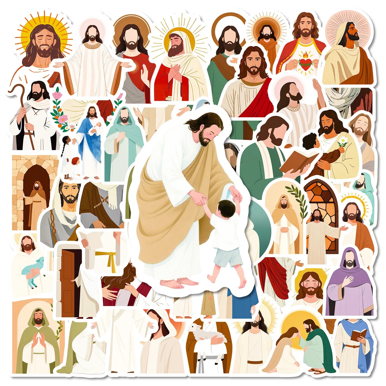 Jesus Aesthetic Sticker Pack (50pcs)
