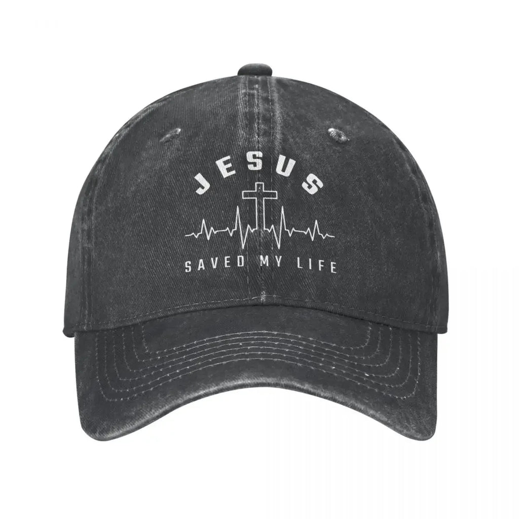 “Jesus Saved My Life” Cap