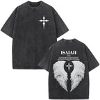 Jesus Faith Overcomes Fear Washed T-Shirt