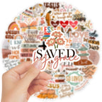 Jesus Phrase Waterproof Stickers