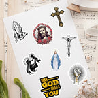 Christian Bible Art Sticker Set
