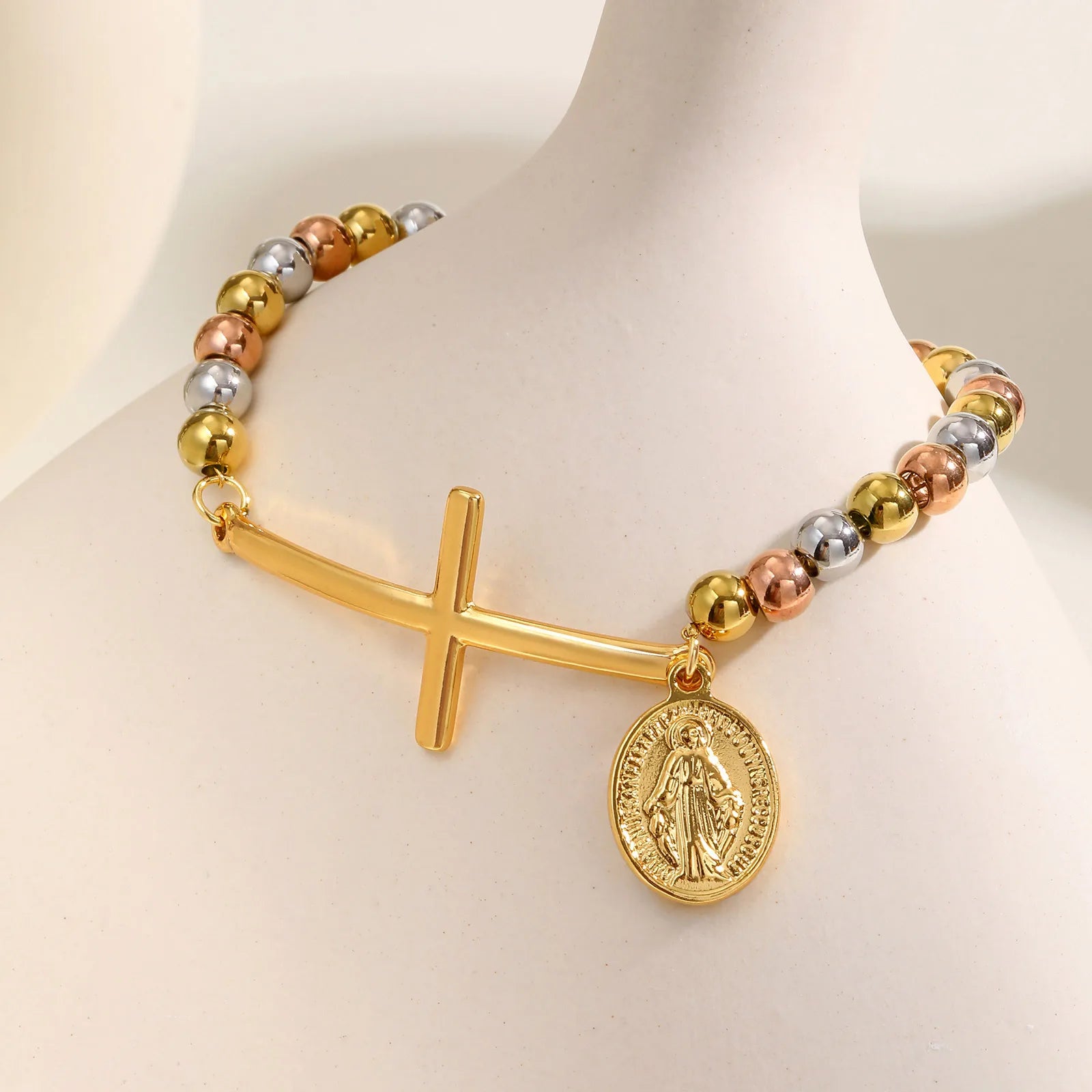 Saint Benedict Cross Bracelet