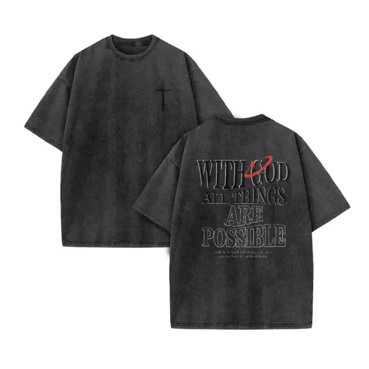 Christian Washed Y2K Oversized T-Shirt