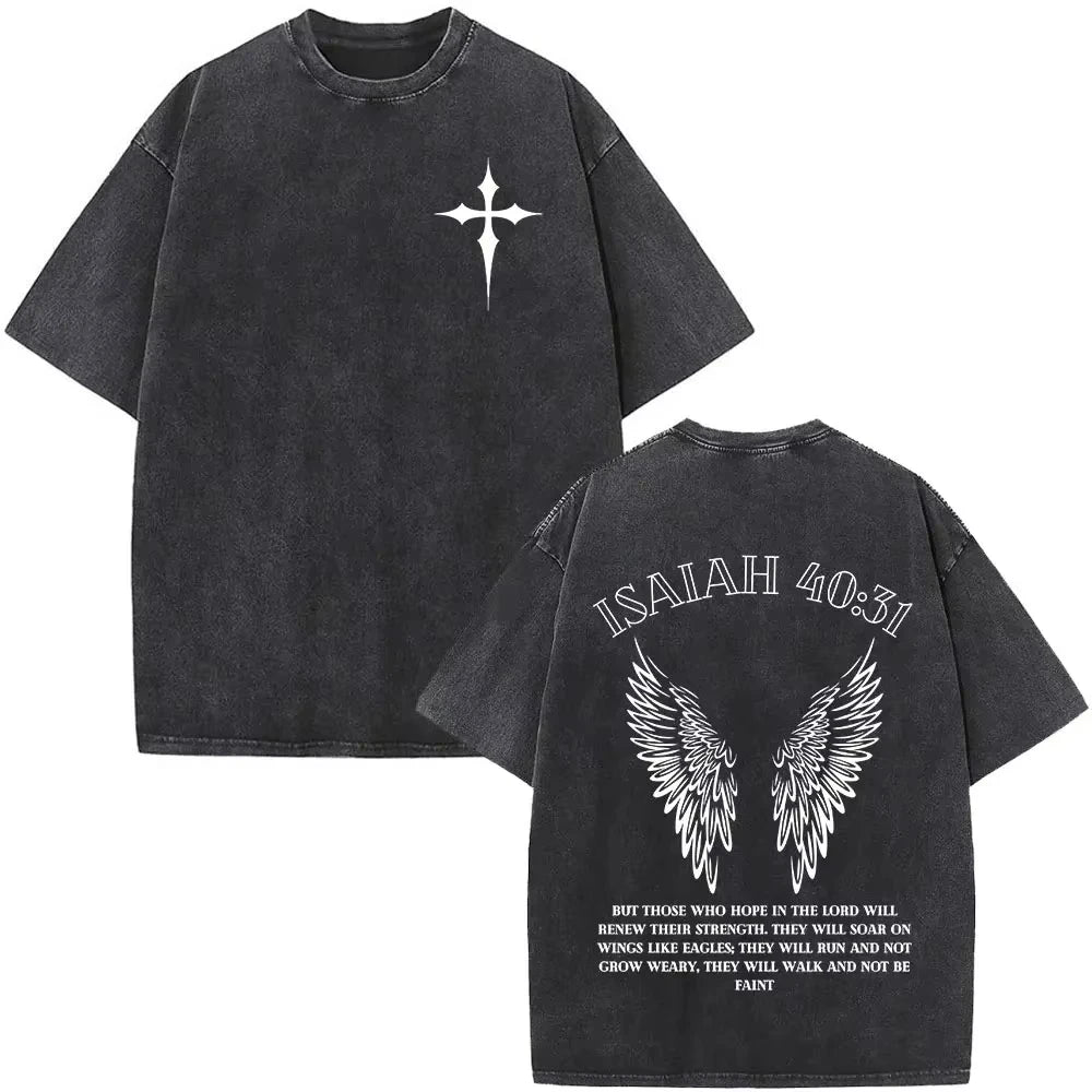 Faith Over Fear Vintage Oversized Tee