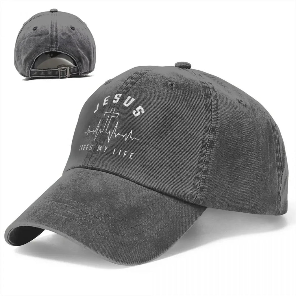 “Jesus Saved My Life” Cap