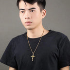 Men’s Stainless Steel Cross Necklace