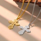Orthodox Cross Pendant Necklace