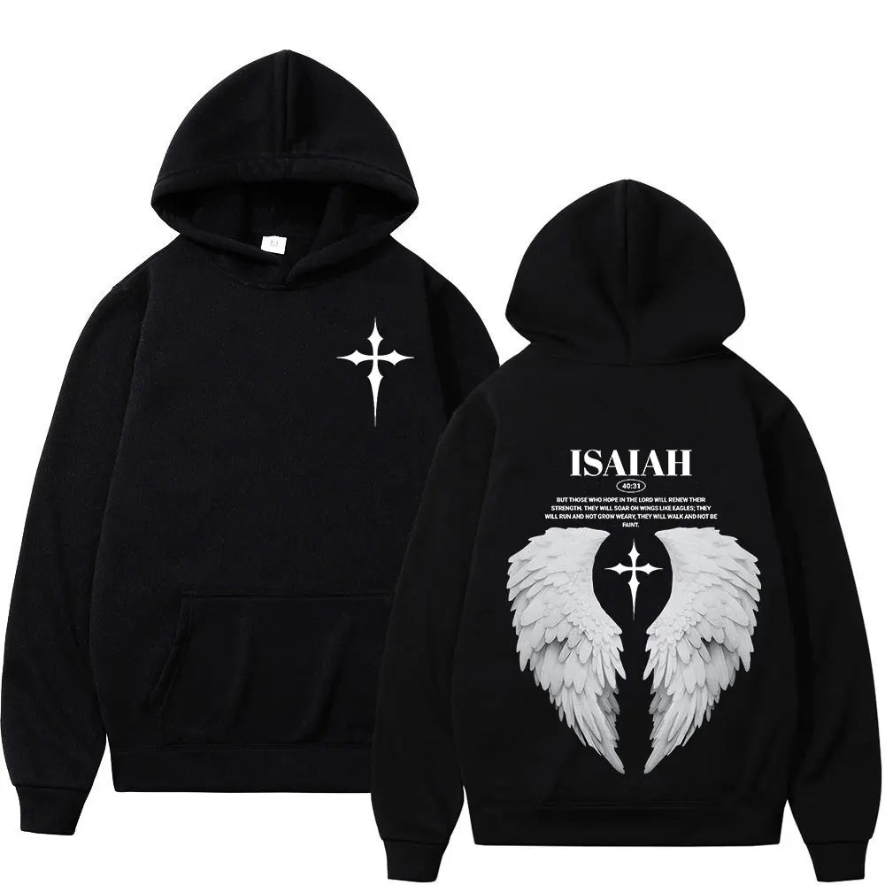 Jesus Wing Bible Verse Hoodie