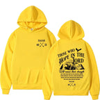 Jesus Letter Print Hoodie