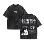Christian Washed Y2K Oversized T-Shirt