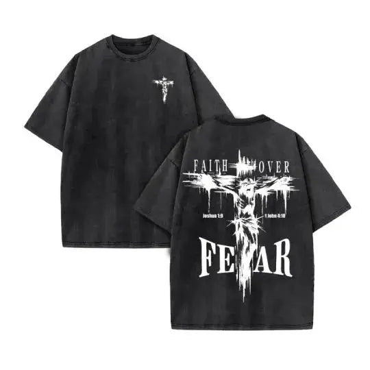 Christian Washed Y2K Oversized T-Shirt