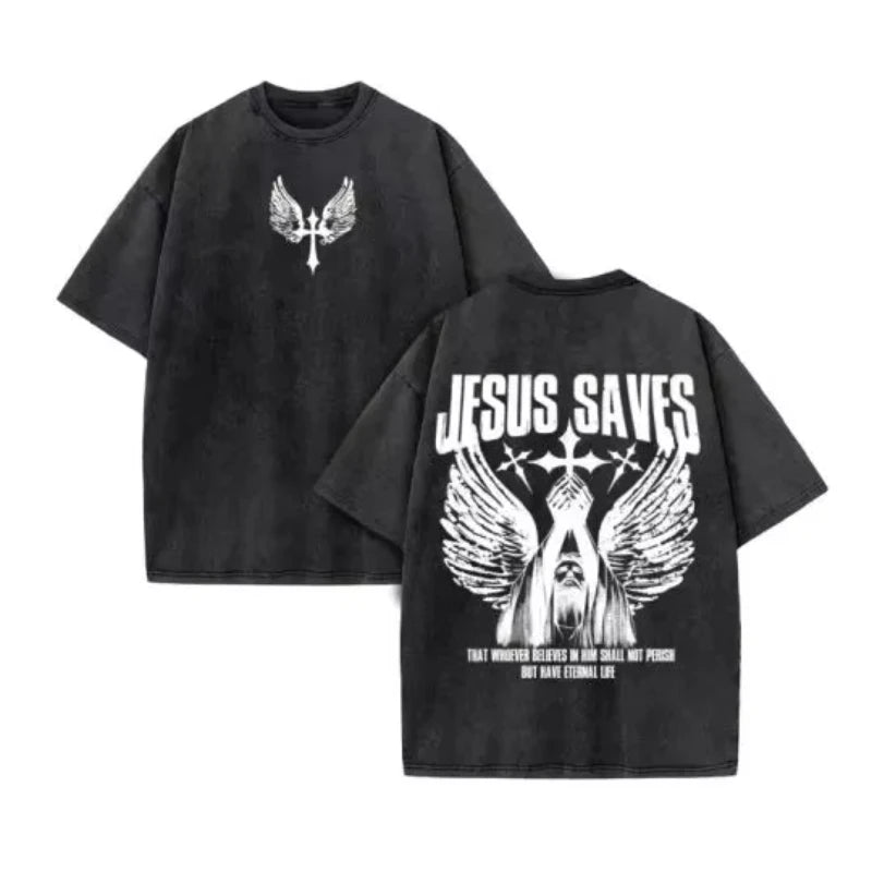 Jesus Washed Oversized Street Tee