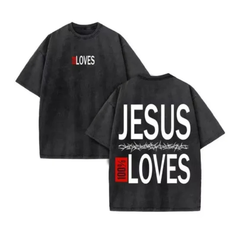 Jesus Washed Oversized Street Tee