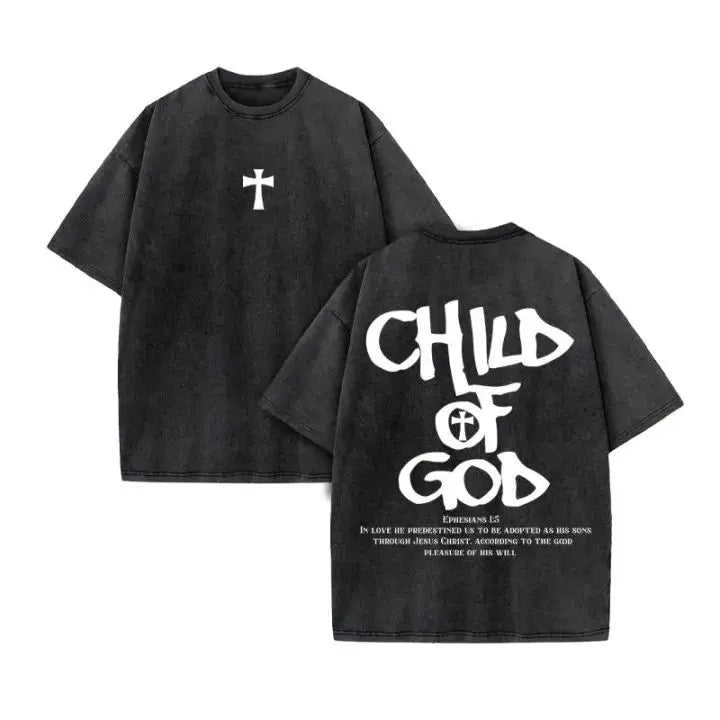 Christian Washed Y2K Oversized T-Shirt