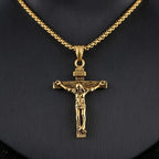 Men’s Stainless Steel Cross Necklace