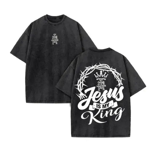 Jesus Washed Oversized Graphic Tee