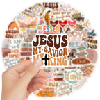 Jesus Phrase Waterproof Stickers