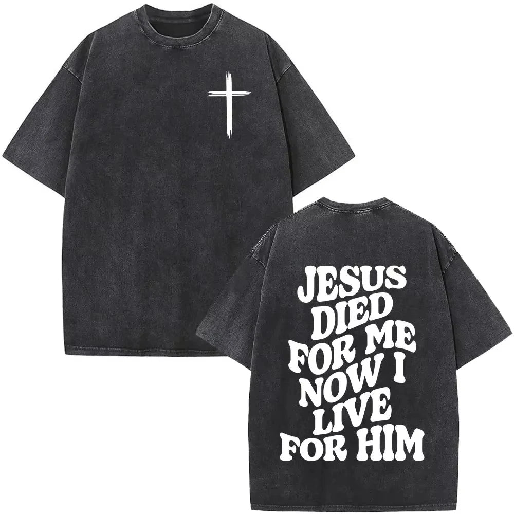 Faith Over Fear Vintage Oversized Tee